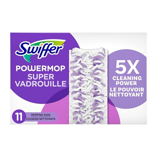 PowerMop Multi-Surface Mopping Pad Refills for Floor Cleaning, 11 count