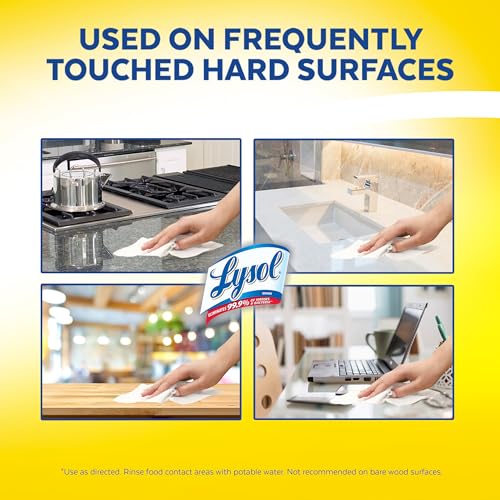 Lysol Thick Strong Disinfecting Wipes, 6 X 75 ct