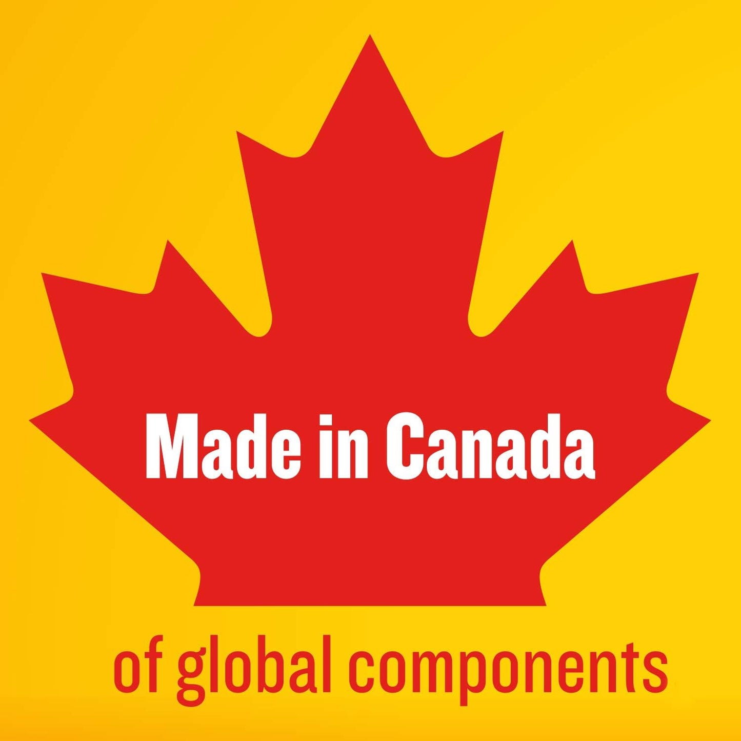 Glad Clear Garbage Bags - Large 90 Litres - 30 Trash Bags, Made in Canada of Global Components
