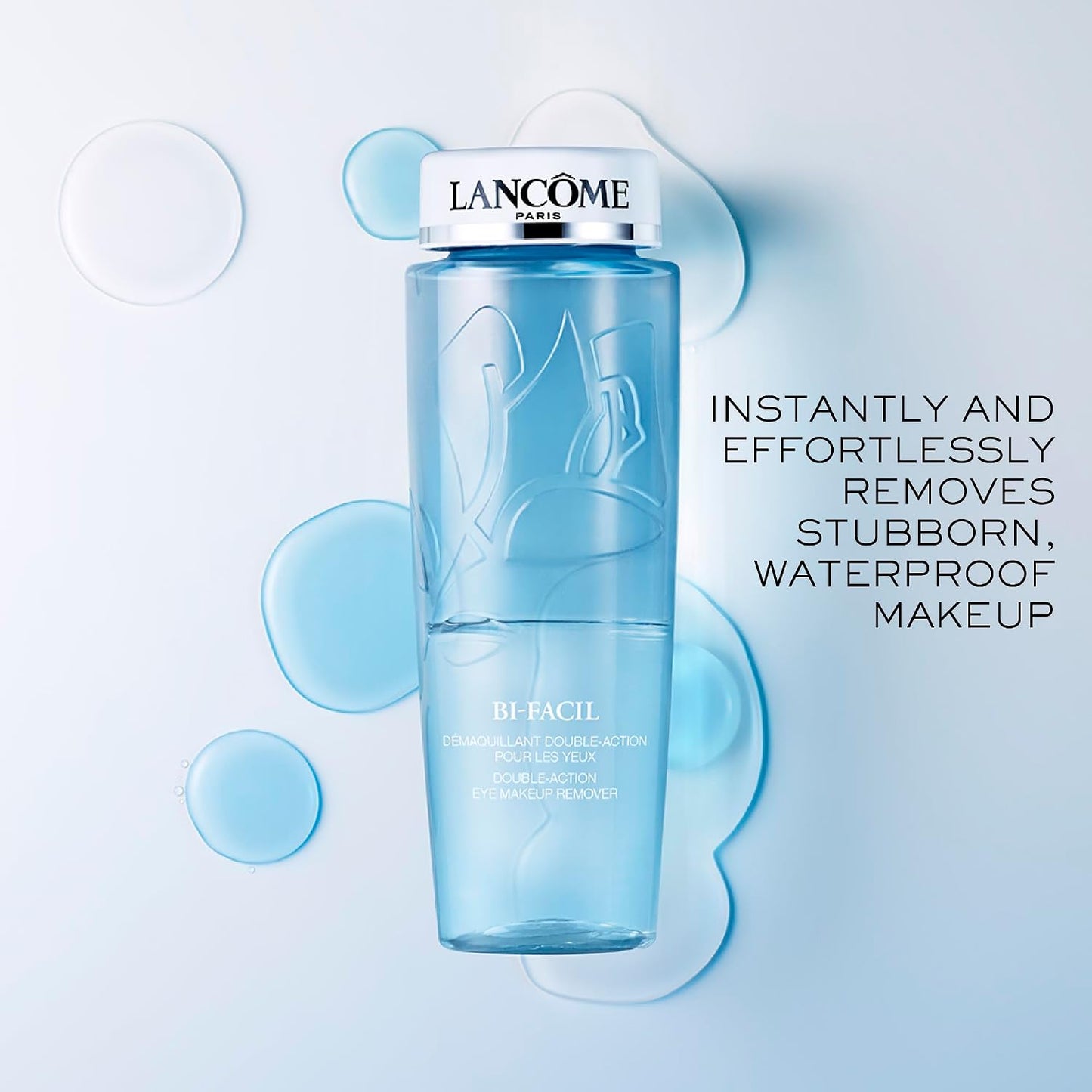 Lancôme Bi-Facil Double Action Eye Makeup Remover with Bi-Phase Formula - Effortlessly Removes Waterproof Makeup