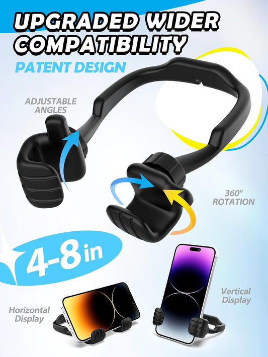 Easter Gifts for Kids Teens Girls Boys Him Men Ideas: Thumbs Up Lazy Phone Stand Cell Phone Holder Gifts for Boys Teenage Daughter Women Wife Adults Funny Easter Basket Stuffers-1 Pack Black