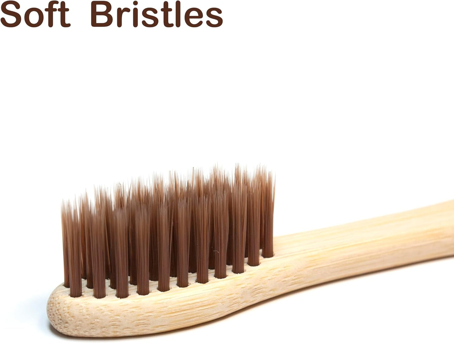 Virgin Forest Bamboo Toothbrush 10pk, Biodegradable & Compostable, Soft Bristles, BPA-Free Eco-Friendly, Family Pack (Adults & Kids), Zero Waste Oral Care