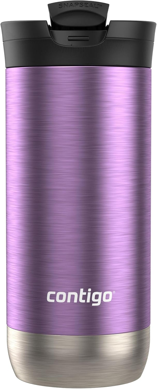 Contigo Huron 2.0 Stainless Steel Travel Mug with Leak-Proof SnapSeal Lid, Vacuum-Insulated Tumbler for Coffee and Tea