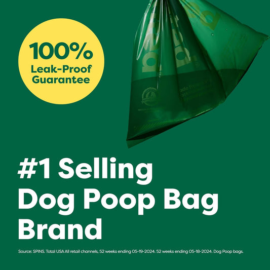 Earth Rated (A Canadian Company), Dog Poop Bags Value Pack, Leak-Proof and Extra-Thick Pet Waste Bag for Big and Small Dogs, Refill Rolls, Unscented, 600 Count