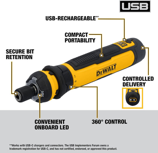 DEWALT 4V Cordless Screwdriver 15 PC Set (DWHT66719)