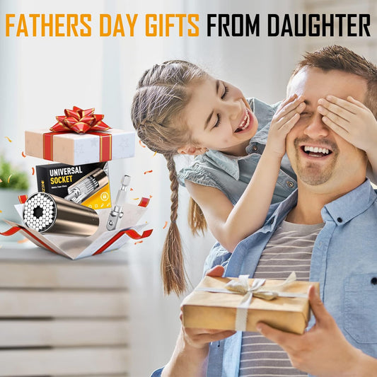 KEZKALS Fathers Day Gift Ideas, Universal Socket Tool, Gifts for Men Dad, Fathers Day Gift from Daughter Wife, Anniversary Birthday Gifts for Men, Dad Gifts for Husband Grandpa, Cool Gadgets Tools