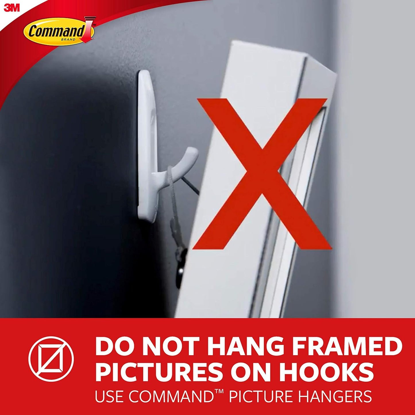Command Wire Hooks Value Pack, Small, Clear, 9 Hooks 12 Small Strips