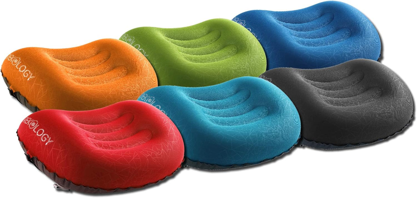 TREKOLOGY Pillow ALUFT 2.0, Camping Pillow for Sleeping, Inflatable Pillow, Inflatable Travel Pillow Camp Pillow, Oreiller de Voyage Backpacking Pillow Comfy Air Pillow