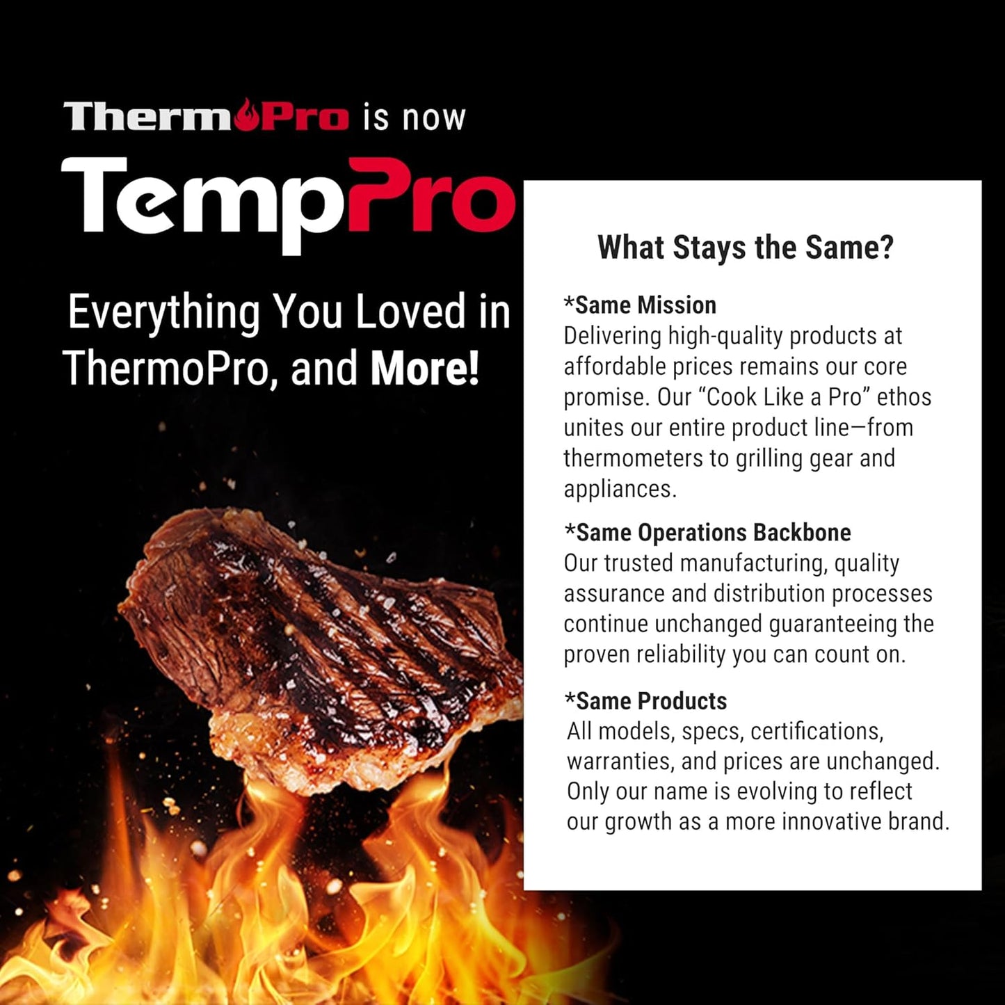 TempPro Digital Instant Read Meat Thermometer for Grilling Waterproof Kitchen Food Thermometer with Calibration Backlight Baking Bread Candy Thermometer Cooking Tools Utensils (Previously ThermoPro)