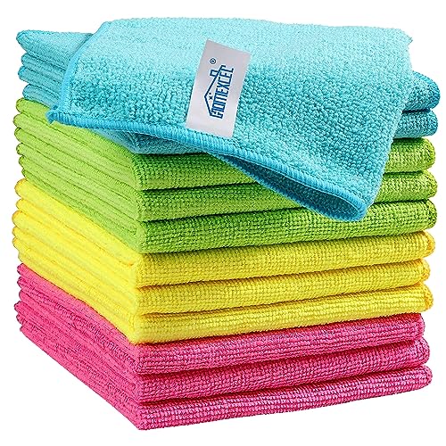 HOMEXCEL Microfiber Cleaning Cloth,12 Pack Cleaning Rag