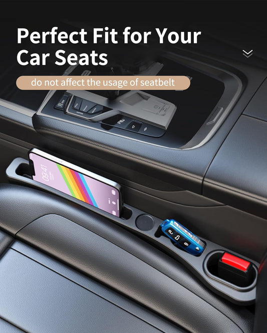 MBERFITU 2 Pack Car Seat Gap Filler Organizer