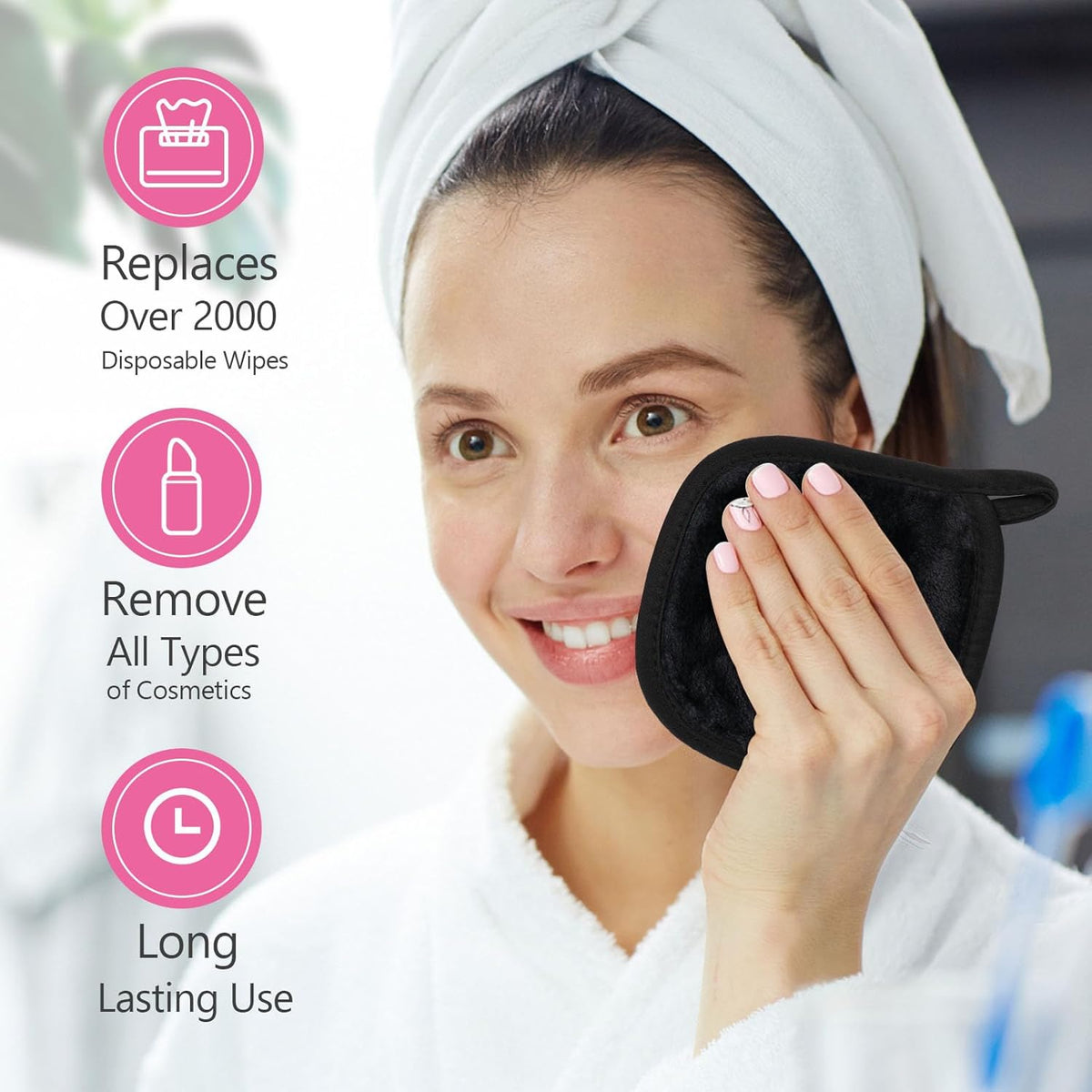 Orighty Makeup Remover Cloths 12 Pack, Makeup Removal Face Cleansing Cloth