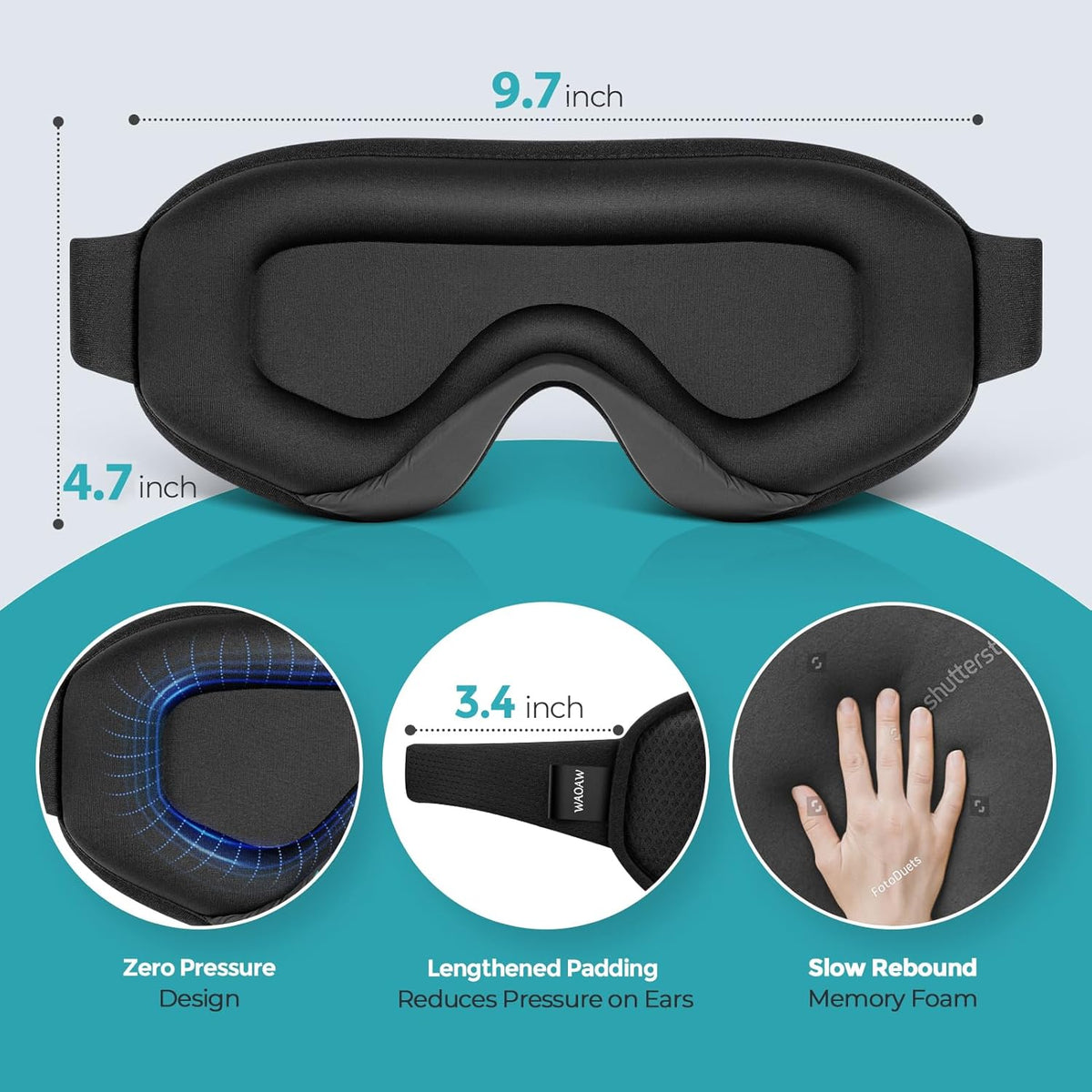 3D Blackout Eye Mask for Sleeping