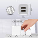 USB Wall Charger, 3-Pack 2.1A Dual Port USB Cube Charger Block Power Adapter Charging Plug Box Brick for iPhone 14 13 12 11 Pro Max SE XS XR X 8 7 6 6S Plus, Samsung, Moto, LG, Android Phones