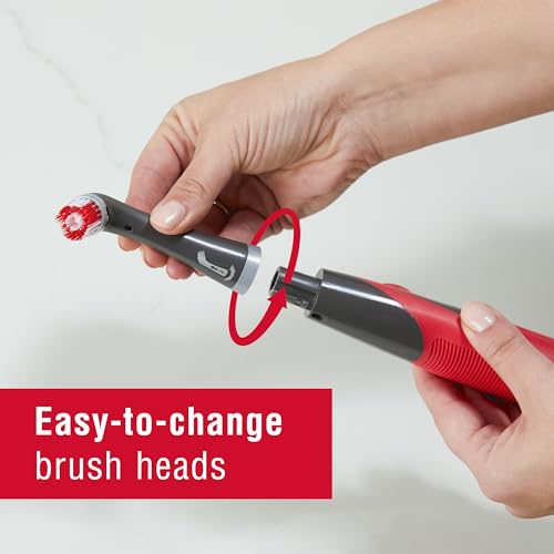 Rubbermaid Reveal Power Scrubber, Grout & Tile Bathroom Cleaner, Shower Cleaner, and Bathtub Cleaner, Multi-Purpose Scrub Brush