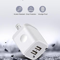 USB Wall Charger, 3-Pack 2.1A Dual Port USB Cube Charger Block Power Adapter Charging Plug Box Brick for iPhone 14 13 12 11 Pro Max SE XS XR X 8 7 6 6S Plus, Samsung, Moto, LG, Android Phones