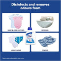 Lysol® Laundry Disinfectant, Crisp Linen, 2.7 L, 0% Bleach, Eliminates germs that detergents may leave behind*