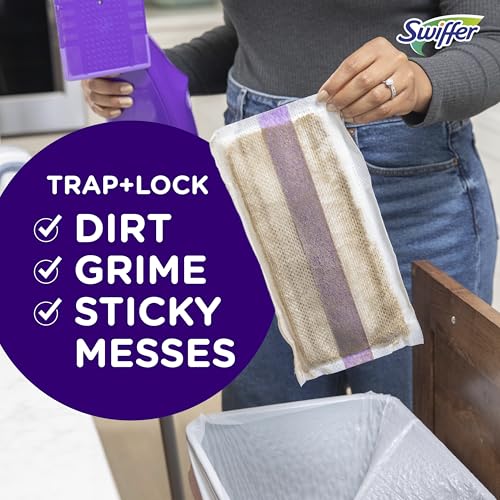 Swiffer WetJet Spray Mop Kit : Includes 1 Floor Mop, 1 Bottle of Floor Cleaner Solution, 10 WetJet Refill Pads, 2 Batteries