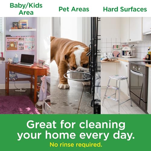 Clorox Green Works Cleaning Wipes, Simply Lemon, 75 Count, Multi-Pack of 2 Canisters, Safe for use around kids, pets, and food*