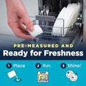 Nature Clean Automatic Dishwasher Pacs, Fragrance-Free, 60 Count