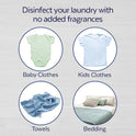 Lysol® Laundry Disinfectant, Crisp Linen, 2.7 L, 0% Bleach, Eliminates germs that detergents may leave behind*