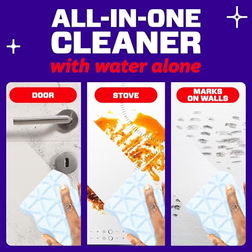 Mr. Clean Magic Eraser Sponge, Extra Durable, All Purpose Cleaner, Cleaning Scrubber, Wall, Sneaker, Kitchen, Bathroom, Shower Cleaner, Cleaning Supplies, Cleaning Pads, 12ct