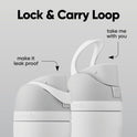 Owala FreeSip Insulated Stainless Steel Water Bottle with Straw for Sports and Travel, BPA-Free, 24-oz, Shy Marshmallow