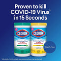 Clorox Disinfecting Wipes, Multi-Pack of 3 Canisters, 2 Crisp Lemon and 1 Fresh Scent
