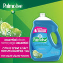 Palmolive Essential Clean Dish Soap Original & Citrus Scent + Salt Bundle, Grease Cutting Liquid Dish Soap, Biodegradable Formula, 4.27 L