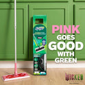 Swiffer Sweep and Mop Pro, 2-in-1 Floor Mopping , Multi-Surface Kit for Floor Cleaning, 5 Heavy Duty Dry Sweeping Cloths, 3 Heavy Duty Wet Mopping Cloths, Includes 1 Sweeper Device