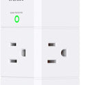 USB Outlet Extender Surge Protector - with Rotating Plug, 6 AC Multi Plug Outlet and 3 USB Ports (1 USB C), 3-Sided Swivel Power Strip with Spaced Outlet Splitter for Home, Office, Travel