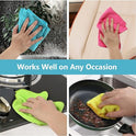 HOMEXCEL Microfiber Cleaning Cloth,12 Pack Cleaning Rag,Cleaning Towels with 4 Color Assorted,11.5"X11.5"(Green/Blue/Yellow/Pink)