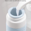 Quatish Travel Bottles for Toiletries, Original Patented Leak Proof Travel Size Toiletries, 3 oz Tsa Approved Silicone Containers, Shampoo and Conditioner Bottles, Travel Essentials, Grey