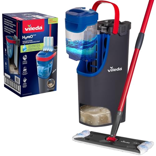 Vileda H2prO Flat Mop & Bucket Set