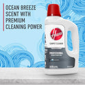 Hoover Professional Carpet Cleaner Solution, 1.89 L, Ocean Breeze Scent