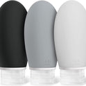100ml Travel Bottles for Toiletries, Opret 3 Pack 3.4oz Leak Proof Silicone Bottles Refillable Travel Containers TSA Approved BPA Free for Shampoos Conditioner Cosmetic Lotion
