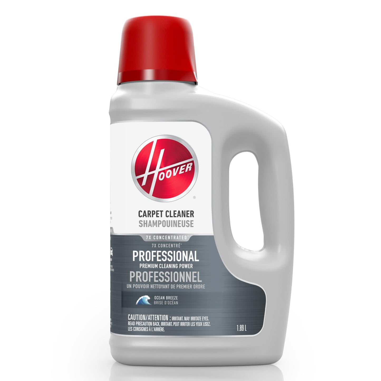 Hoover Professional Carpet Cleaner Solution, 1.89 L, Ocean Breeze Scent