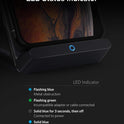 Anker 313 Wireless Charging Stand, Qi-Certified for iPhone 17/16/15/14/13, 10W Fast Charging for Galaxy S23/S22/S21 (No AC Adapter)