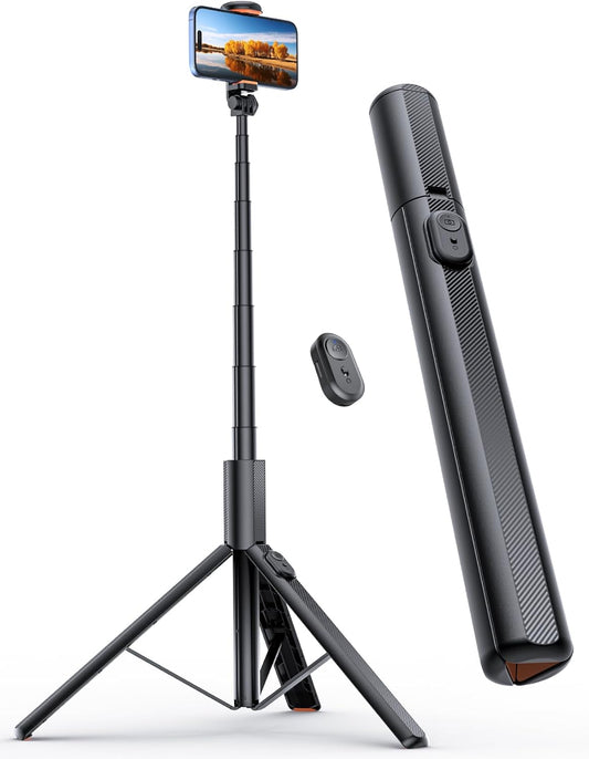 ANXRE 71" Phone Tripod, NT79 Extendable Selfie Stick for Cell Phone＆Camera Photo Video Kits, Travel Tripod Stand with Remote for Filming Video Recording Compatible with Smartphone Camera Gopro