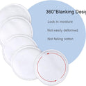 MSQ Cotton Rounds (300 Count), Makeup Remover Pads, Face Cotton Pads, Facial Cleansing Round Cotton Pads, Lint-Free