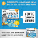 Dishwasher Cleaner And Deodorizer Tablets - 24 Pack Deep Cleaning Descaler Pods Formulated To Clean Dish Washer Machine, Natural Limescale Remover, Hard Water, Calcium, Odor - 12 Month Supply