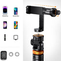 EUCOS 62" Phone Tripod, Tripod for iPhone & Selfie Stick with Remote, Extendable Cell Phone Stand & Travel Tripod, Solidest Tripod for Phone Compatible with iPhone/Android