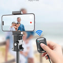 Kaiess 62" Phone Tripod, Selfie Stick Tripod & Phone Tripod Stand with Remote, Cell Phone Tripod for iPhone, Extendable Travel Tripod Compatible with iPhone/Android/Camera