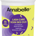 Annabelle Soothing De-Puffing & Lash Care Eye Makeup Remover Pads, Paraben-Free, Fragrance-Free, Soap-Free, Hypoallergenic, Cruelty-Free, 85 Pads