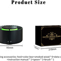 Electric Whiskey Smoker Kit,Rechargeable Cocktail Smoker Kit Built-in Lighter with LED Light and 6 Wood Chips, Old Fashioned Smoker Kit, Bourbon Whiskey Gift Ideas for Men/Dad/Husband