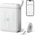 NIIMBOT D110 Mini Label Maker Machine with Tape(Pre-Cut Size 12x40mm), Portable Bluetooth Sticker Printer, Inkless Automatic Feeding One-Touch Custom Printing, Compatible with Phone Only
