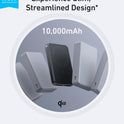 Anker MagGo Power Bank, Ultra-Slim 10,000mAh Magnetic Battery Pack, Qi2 Certified 15W Ultra-Fast MagSafe Compatible Portable Charger, Ergonomic Design, for iPhone17/16/15/14 Series, and More