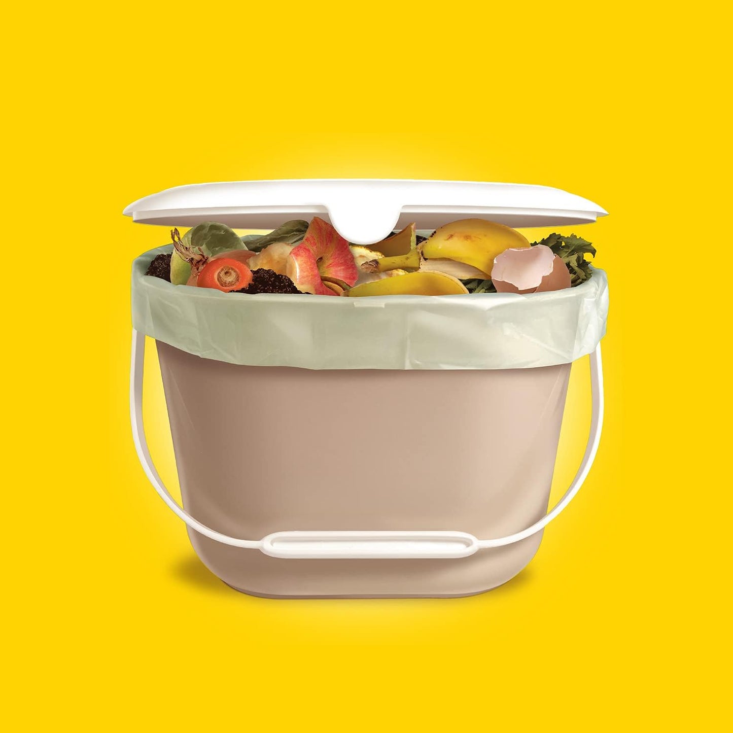 Glad 100% Compostable Bags - Small 10 Litres - Lemon scent 100 Compost Bags