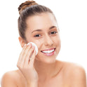 MSQ Cotton Rounds (300 Count), Makeup Remover Pads, Cotton Facial Cleansing Round Cotton Pads Lint-Free, Hypoallergenic