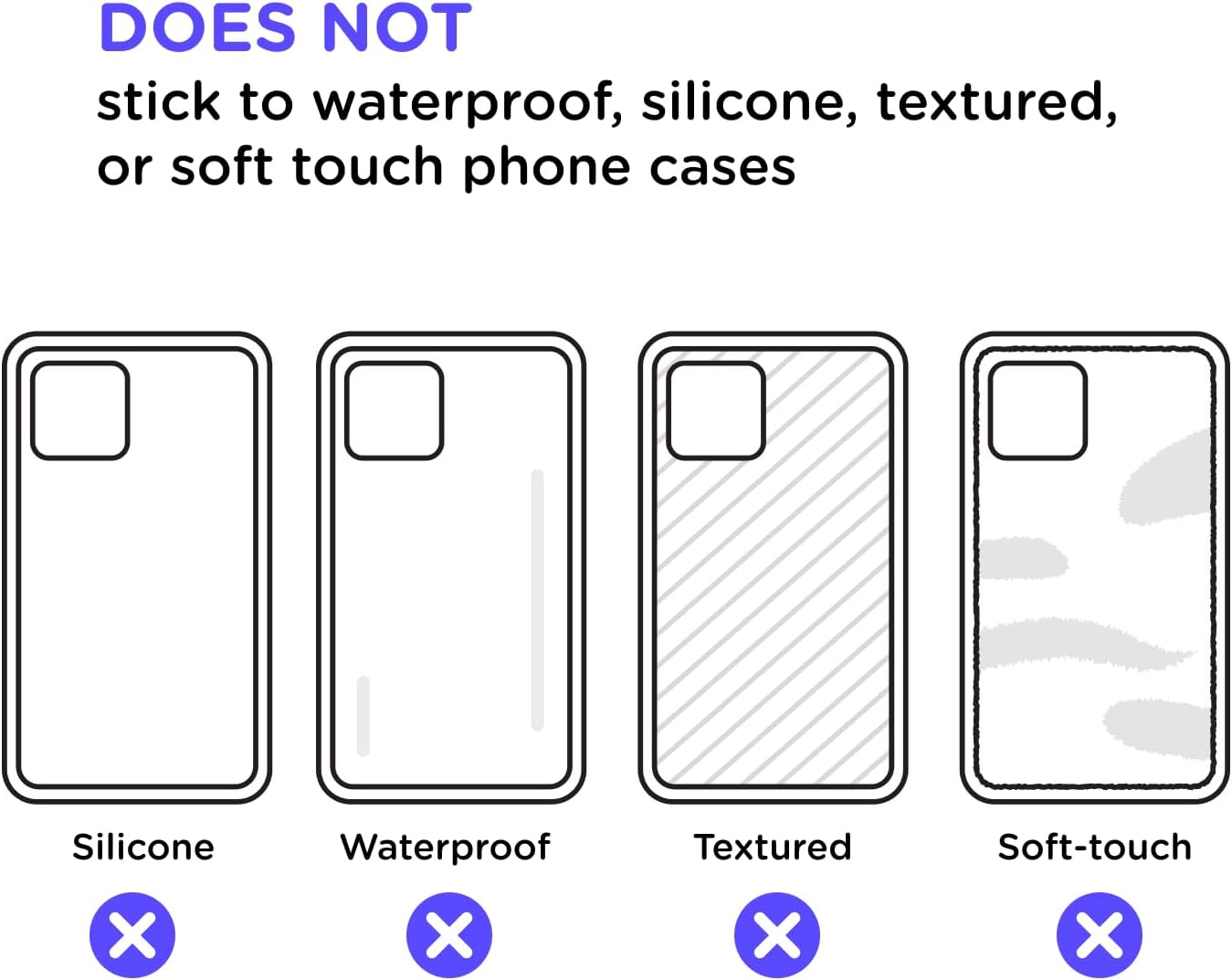 PopSockets Phone Grip with Expanding Kickstand, Adhesive Grip - Black